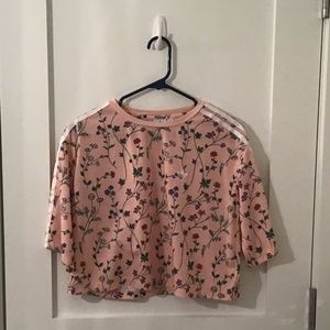 Pink Adidas Crop Top
